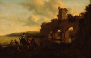 Nicolaes Pietersz. Berchem River Landscape oil painting artist